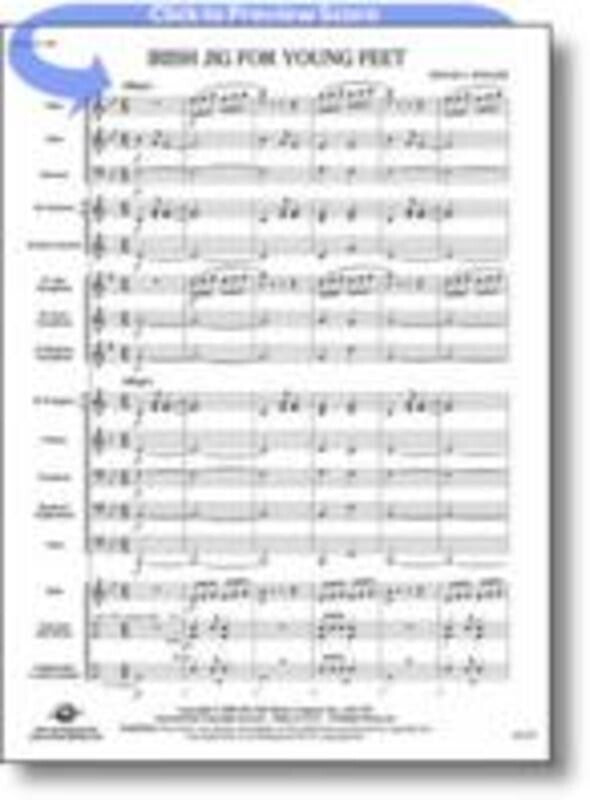Irish Jig For Young Feet Concert Band Score/Parts Book
