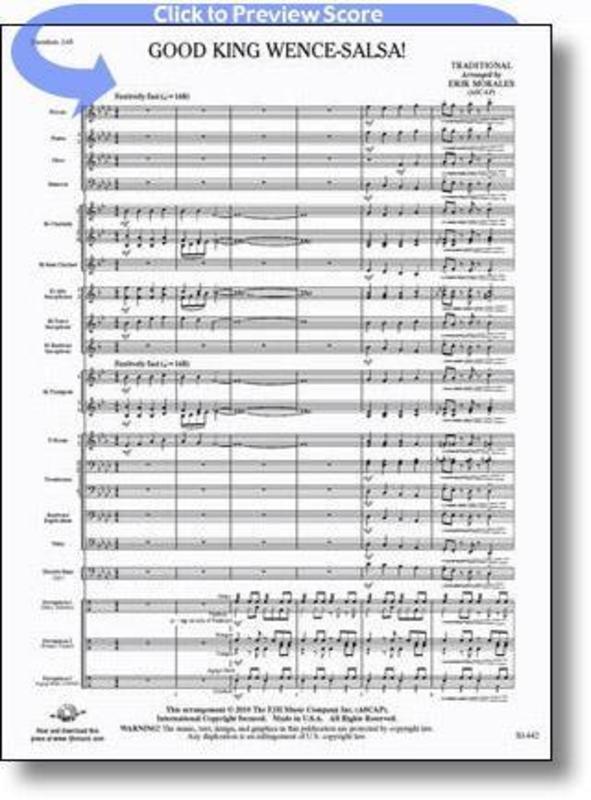 Good King Wence Salsa Arr Morales Concert Band Score/Parts Book