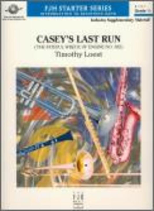 Caseys Last Run Concert Band Score/Parts Book
