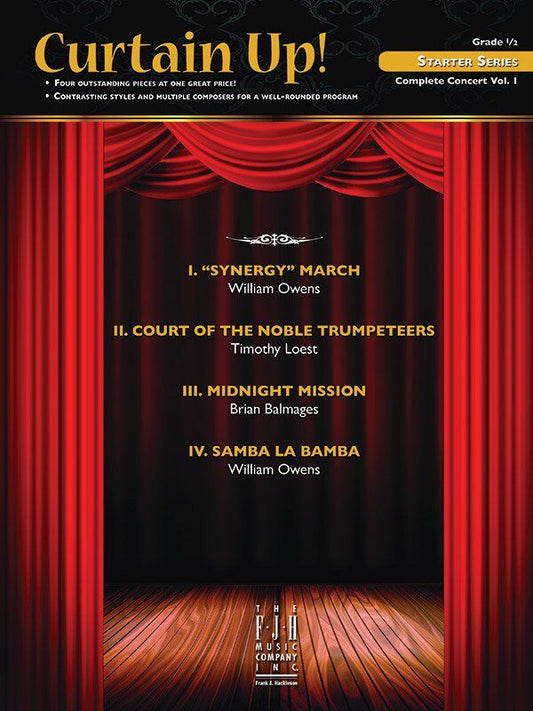 Curtain Up Starter Series Vol 1 Full Score for Band