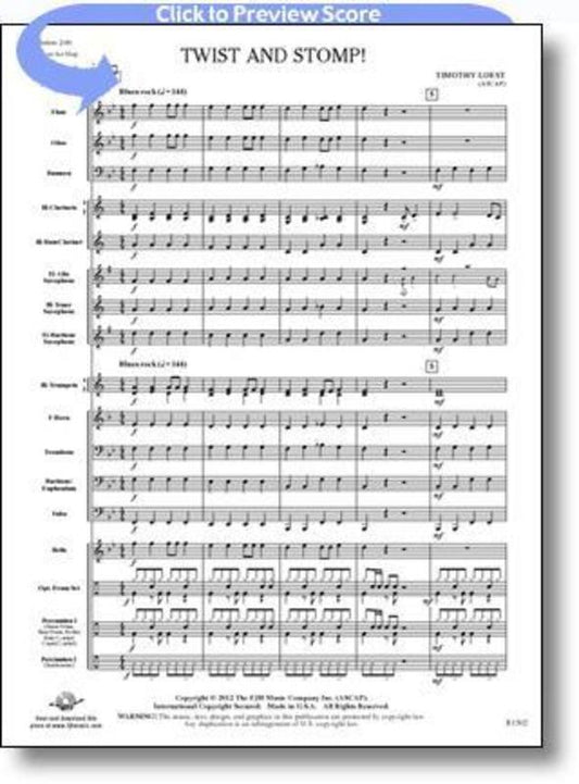 Twist And Stomp Concert Band 1.5 Score/Parts Book