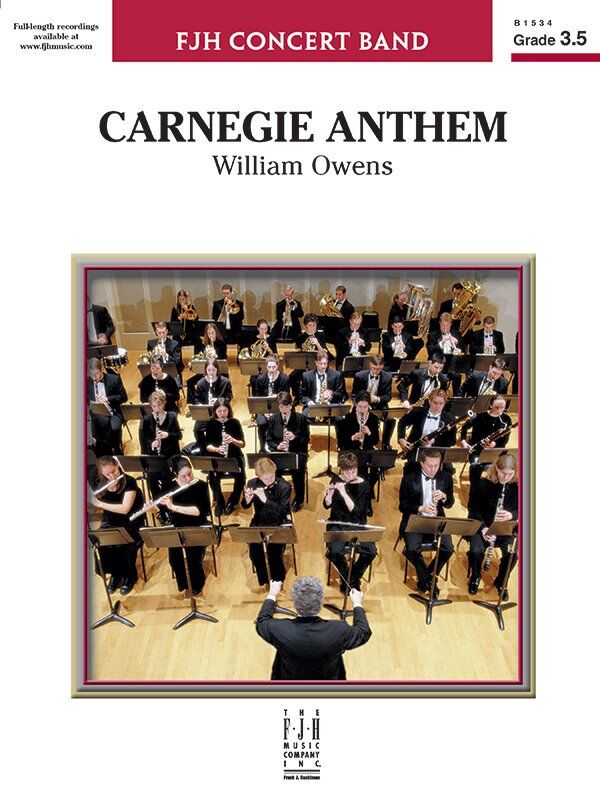 Carnegie Anthem CB3.5 SC/PTS by William Owens - FJH Music Company, Band, 1 Page