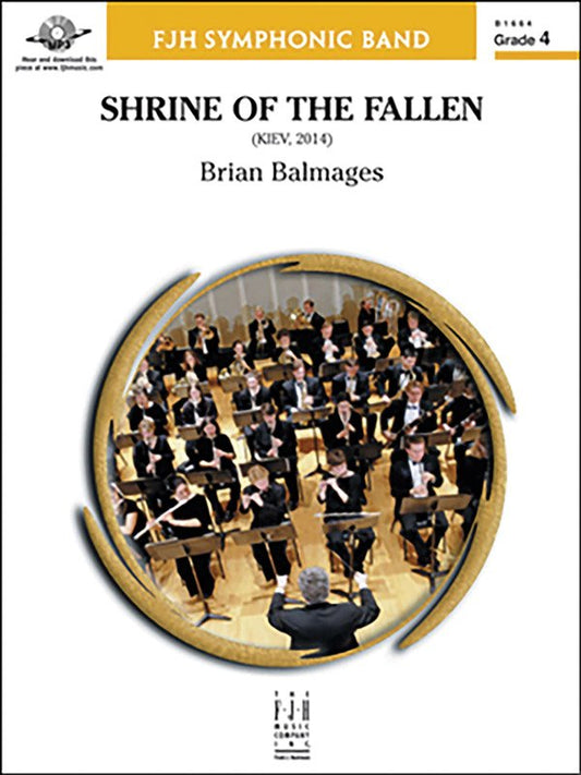 Balmages: Shrine of the Fallen — Concert Band Grade 4, Score & Parts (FJH Music Company)