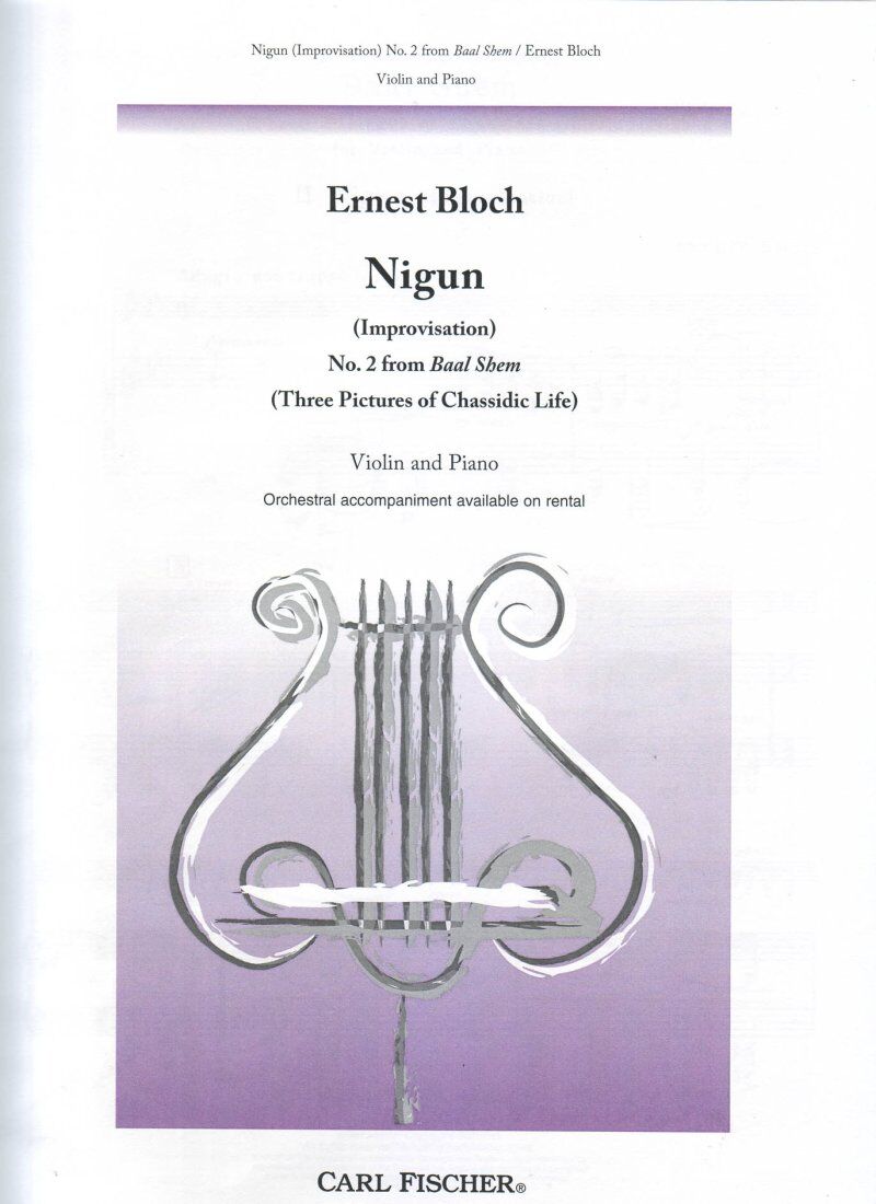 Bloch - Nigun No 2 from Baal Shem for Violin and Piano