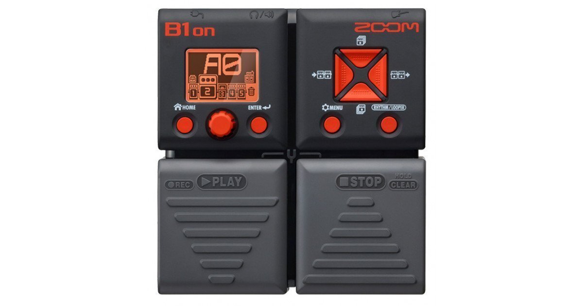 Zoom B1on Bass Guitar Multi Effects Pedal
