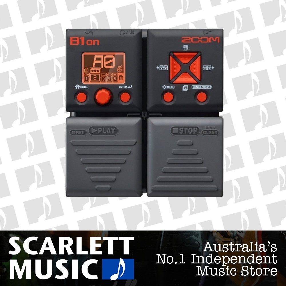 Zoom B1on Bass Guitar Multi Effects Pedal — view 2