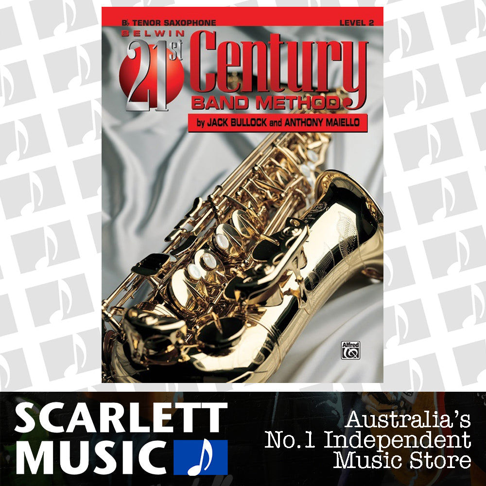 Belwin 21st Century Band Method Grade 2 Tenor Saxophone Sheet Music — view 2