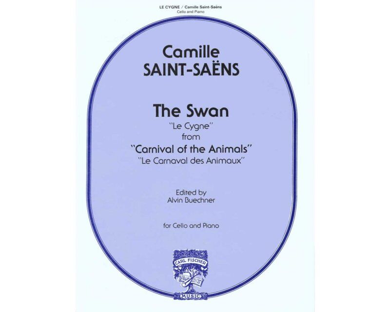 Saint-Saens - The Swan (Le Cygne) for Cello and Piano, Carl Fischer, 1 Page
