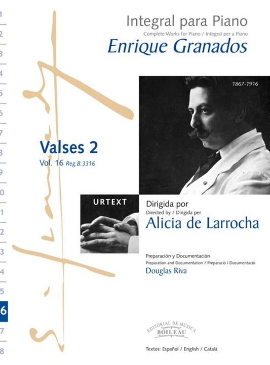 Granados - Integral Para Piano Valses 2 Vol 16 (Softcover Book)