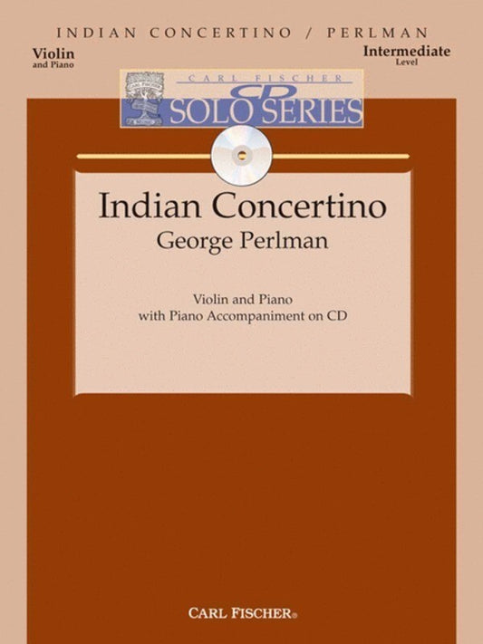 Perlman - Indian Concertino Violin/Piano Softcover Book/CD
