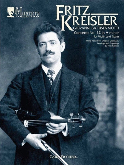 Concerto No 22 A Min Ed Kreisler for Violin and Piano by Kjos Music