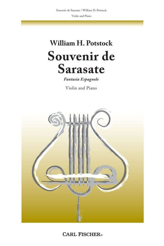 Potstock Souvenir de Sarasate for Violin - AMEB Grade 7, 7 Pages, Published by Carl Fischer