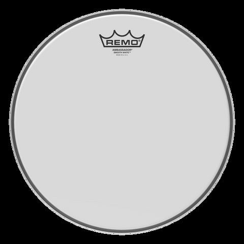 Remo BA-0212-00 Ambassador Smooth White 12"