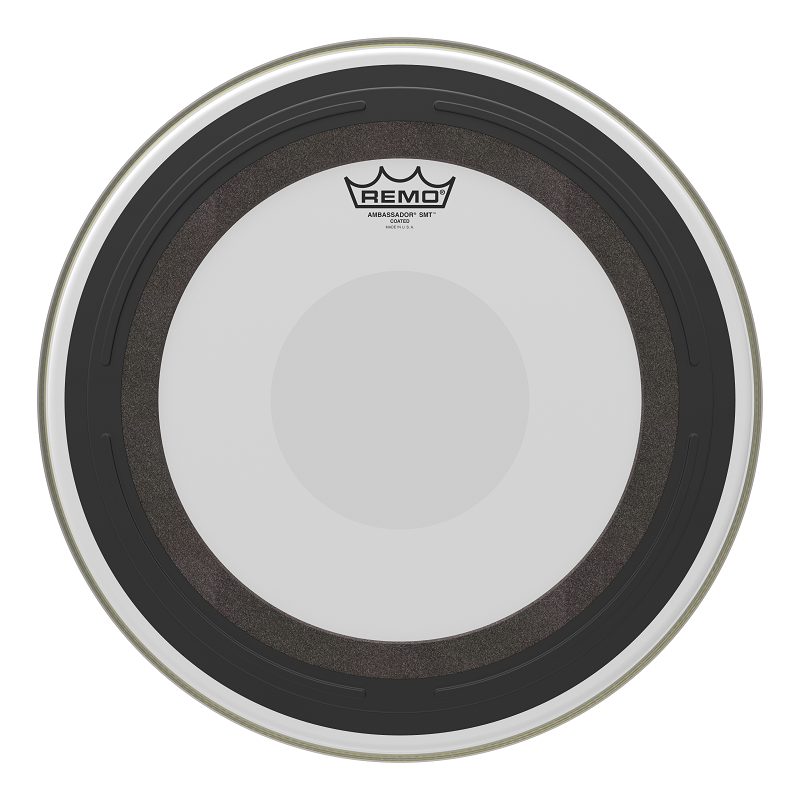 Remo Ambassador Series SMT Tom Heads - 16" Clear — view 4