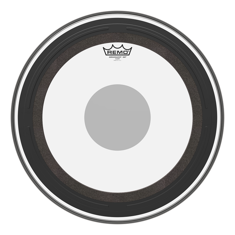 Remo Ambassador Series SMT Tom Heads - 16" Clear — view 3