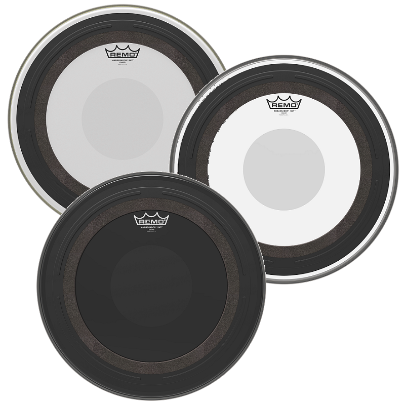 Remo Ambassador Series SMT Tom Heads - 18" Clear