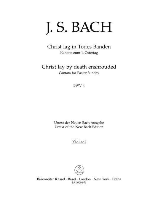 Christ Lay By Death Enshrouded BWV 4