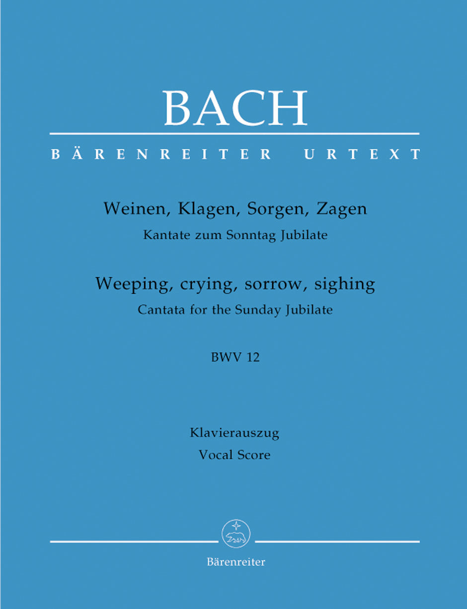 Cantata 12 Vocal Sheet Music