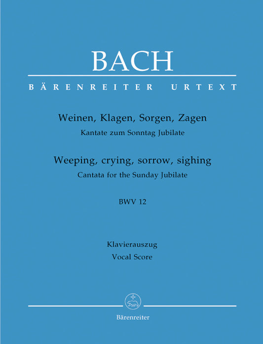 Cantata 12 Vocal Sheet Music