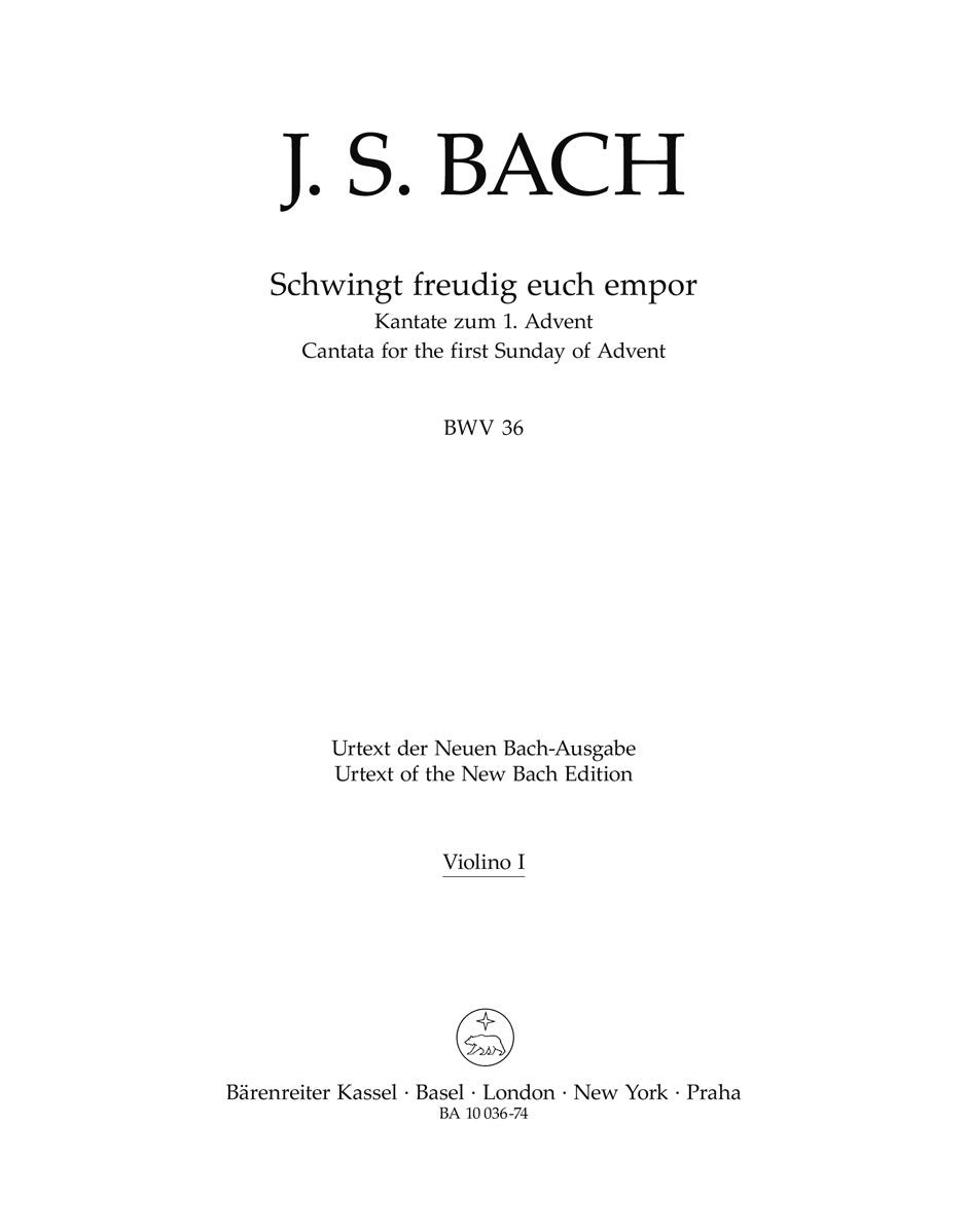 Schwingt Freudig Euch Empor BWV 36