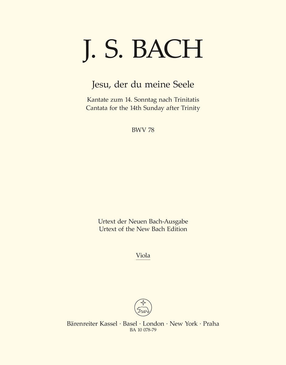 Jesu, By Thy Cross And Passion BWV 78