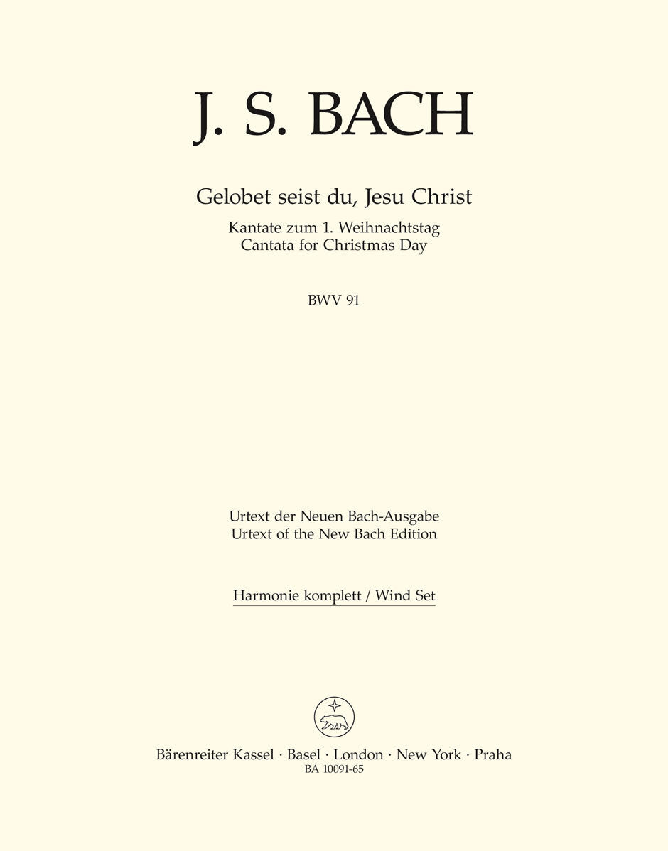 Gelobet Seist Du, Jesu Christ BWV 91