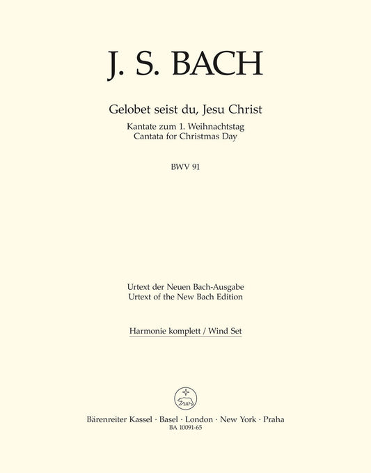 Gelobet Seist Du, Jesu Christ BWV 91