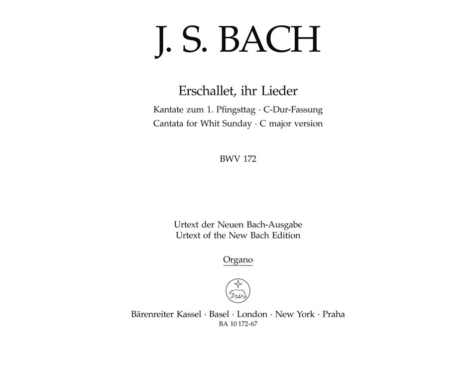Erschallet, Ihr Lieder BWV 172