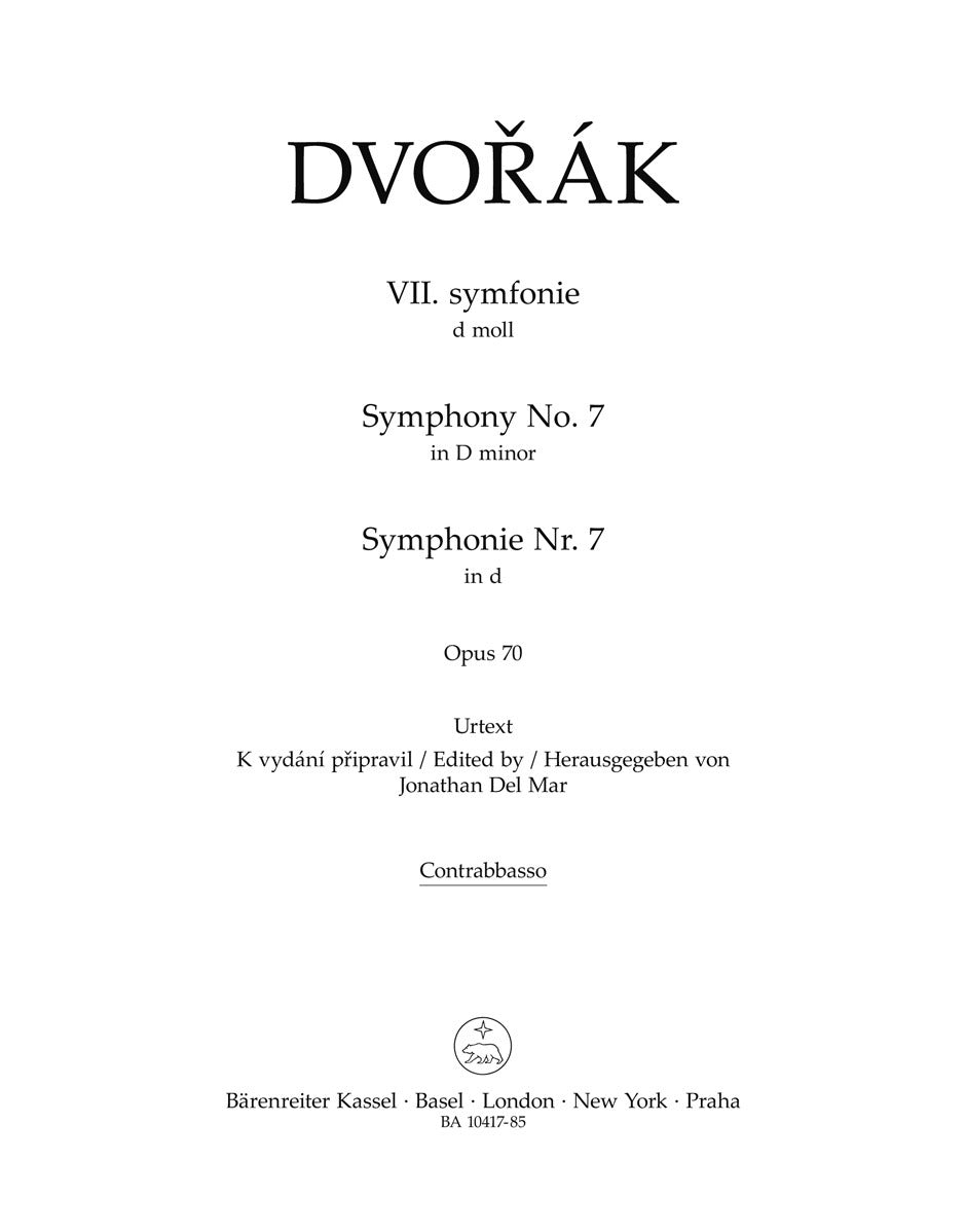 Symphony No 7 Op 70 Sheet Music for Double Bass