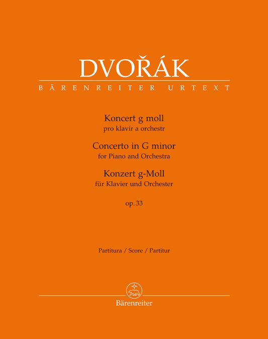 Concerto For Piano And Orchestra In G Minor Op. 33 B 63