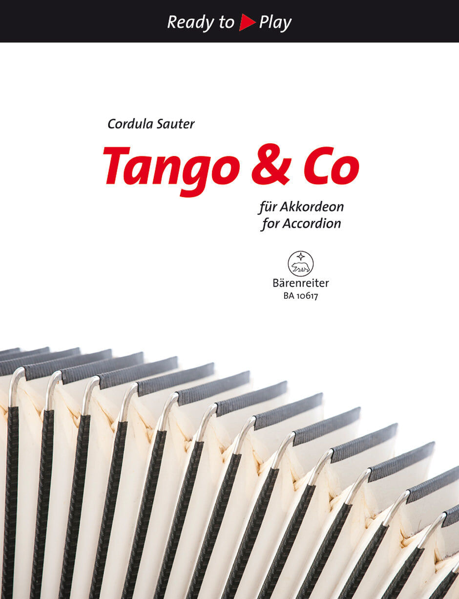 Tango & Co for Accordion - Play Tango, Klezmer and Swing - Sauter Cordula Barenreiter BA10617