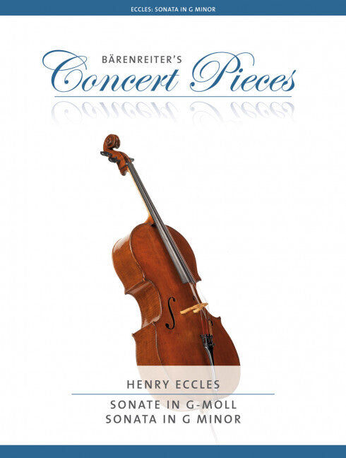Sonata in G Minor for Cello/Piano - Eccles Henry Barenreiter BA10699
