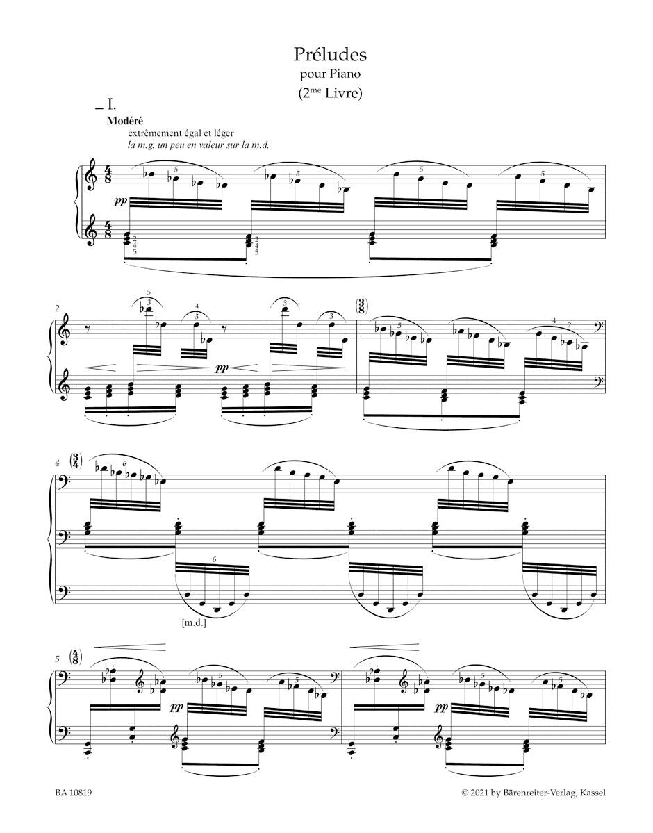 Debussy Preludes Volume 2 Piano Sheet Music — view 3