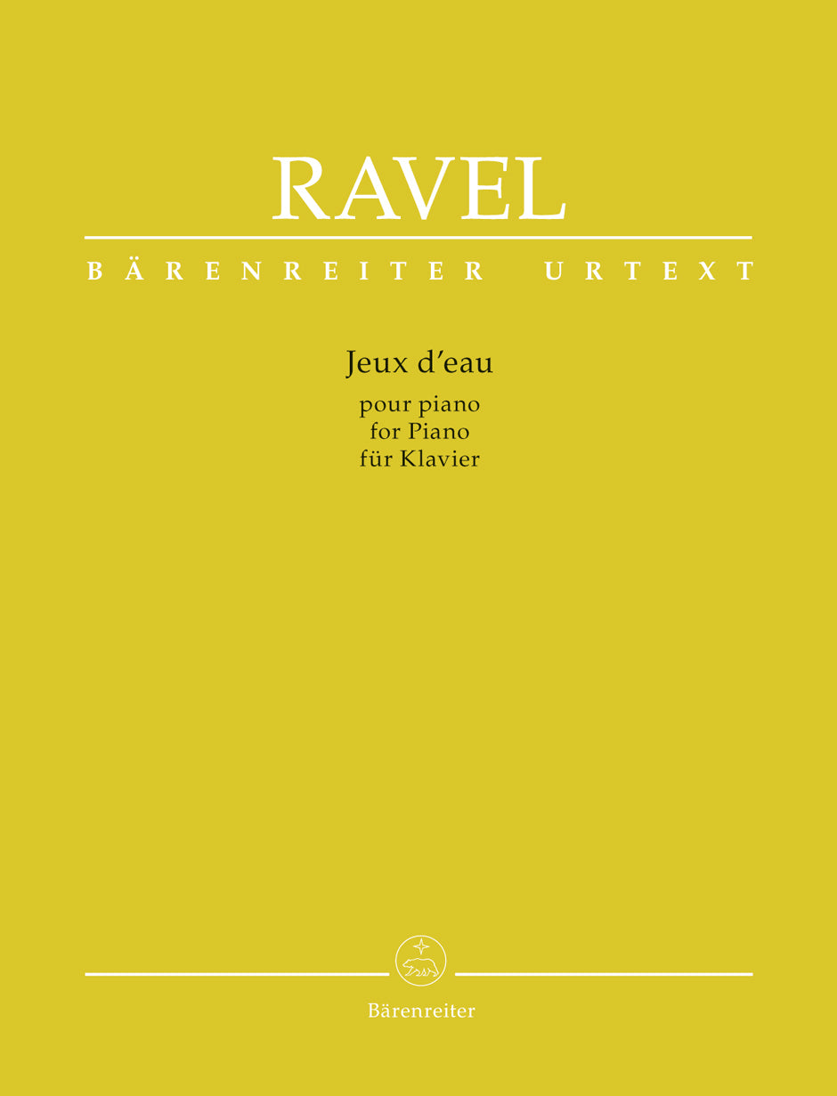 Jeux D'Eau For Piano