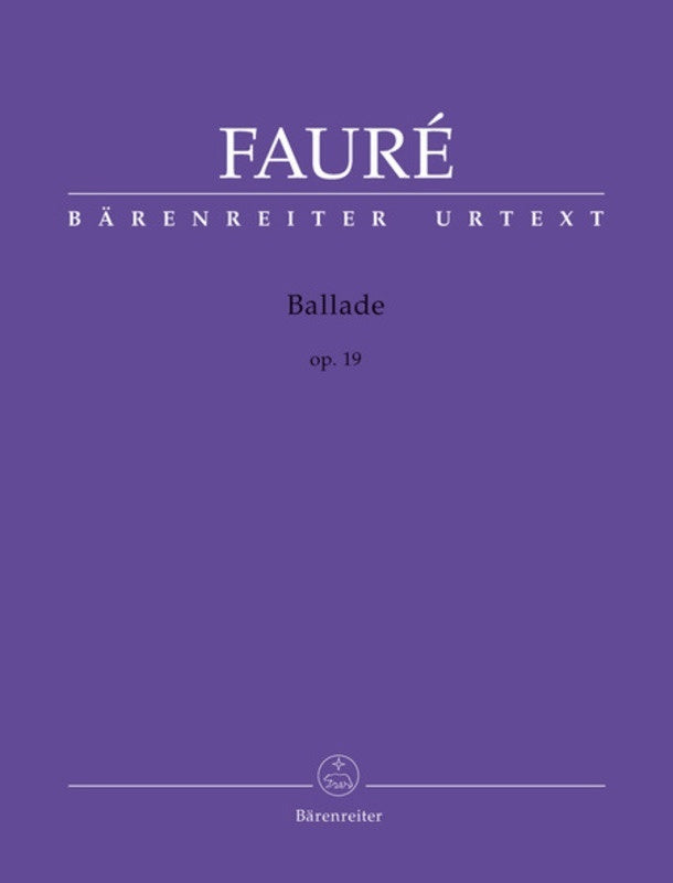 Ballade Op 19 F Sharp Book