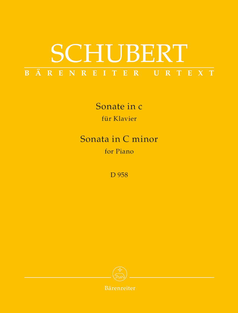 Sonata For Piano In C Minor D 958