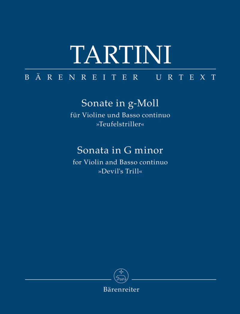 Tartini: Sonata in G Minor (Devil's Trill) — Violin & Piano, Urtext (Bärenreiter)