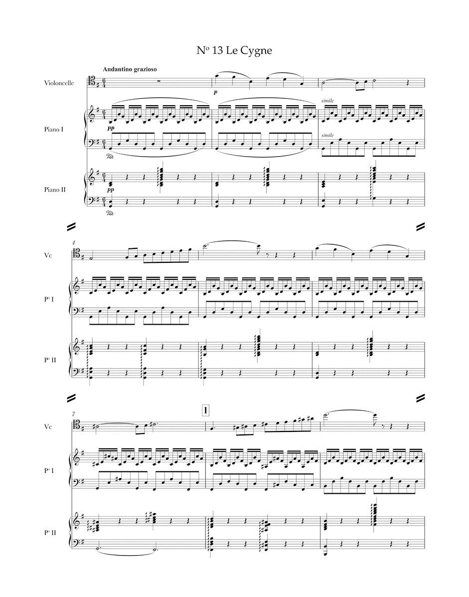 The Carnival of the Animals Score by Saint-Saëns - Urtext Edition with Critical Commentary and Introduction in Multiple Languages — view 3