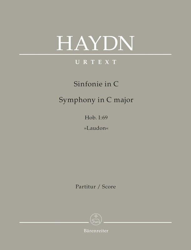 Haydn - Symphony C Major Hob I:69 Laudon Full Score Score