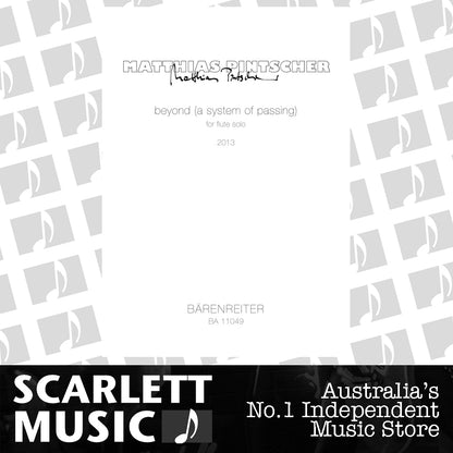 Beyond (A System Of Passing) For Flute Solo — view 2