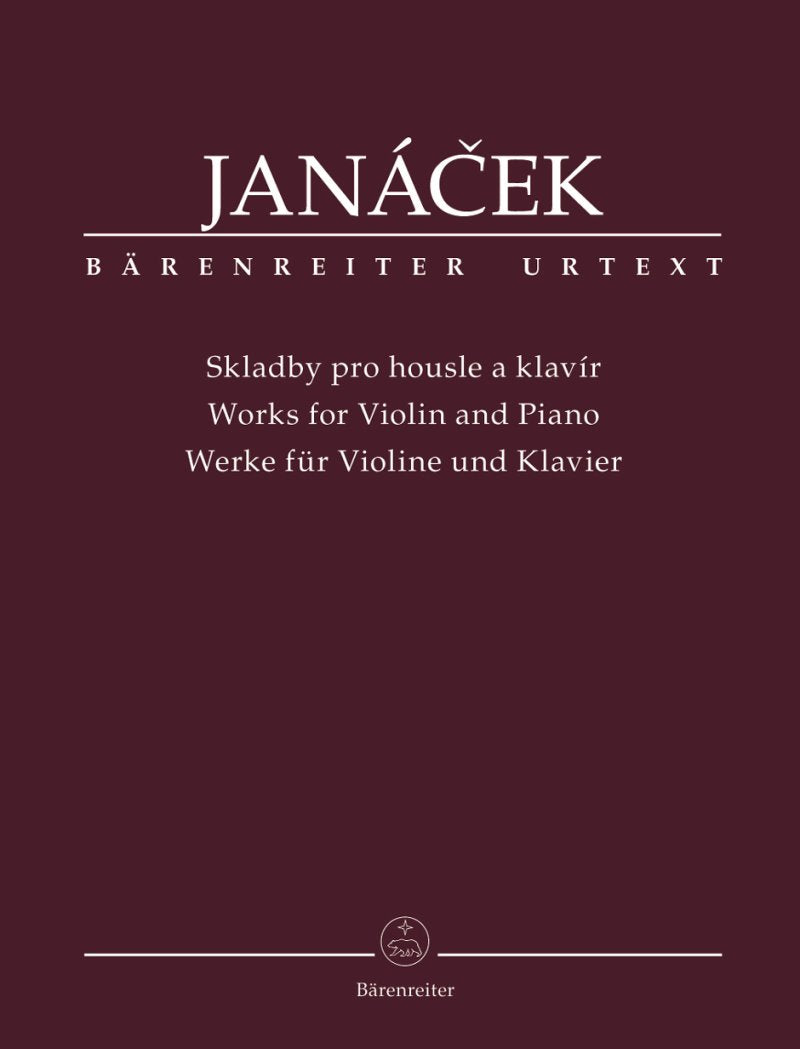 Janáček: Works for Violin and Piano — Urtext (Bärenreiter)