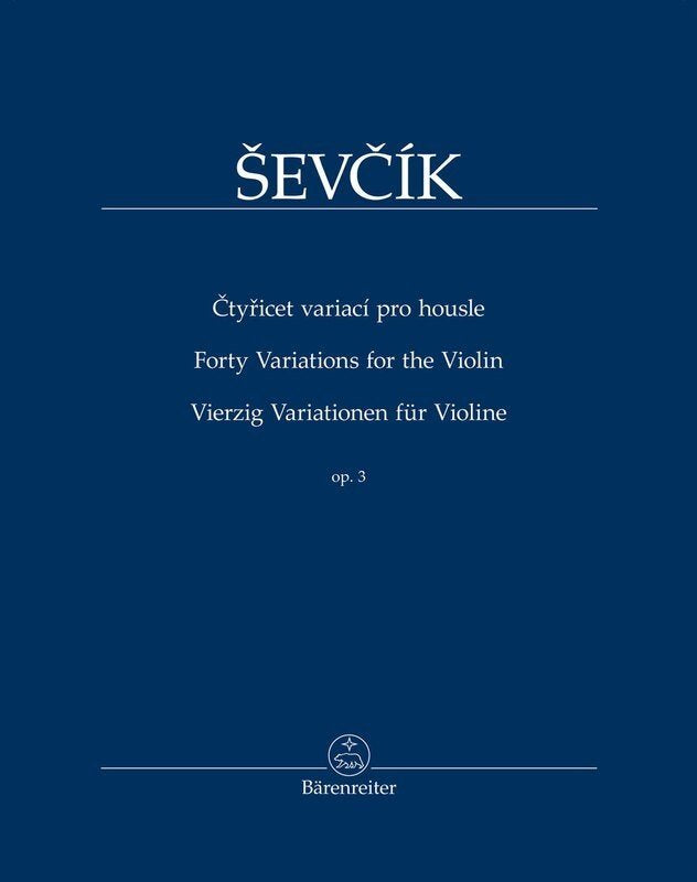 Sevcik - 40 Variations For The Violin Op 3 (Barenreiter)