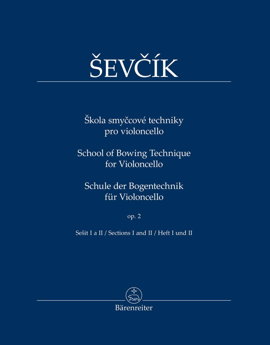 Sevcik School of Bowing Technique for Cello Op 2 Book 1