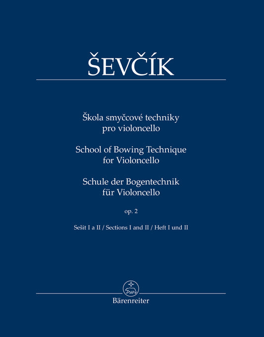 Sevcik School of Bowing Technique for Cello Op 2 Book 1