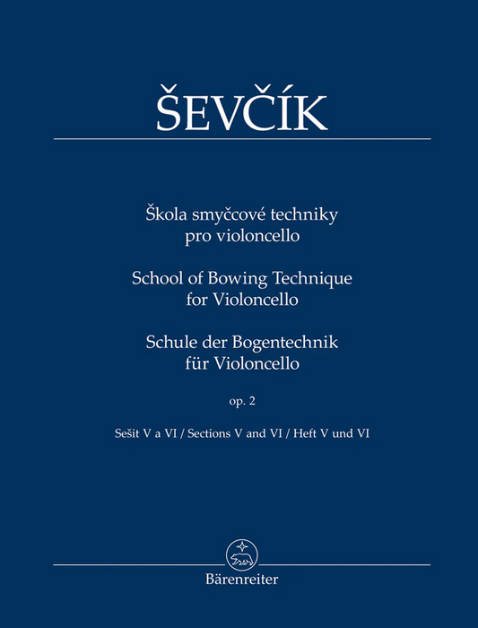 Sevcik School of Bowing Technique for Cello Op 2 Book 3