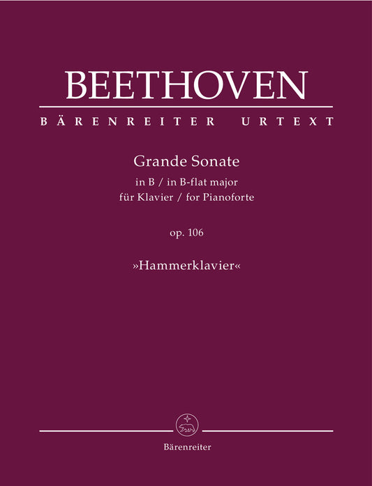 Grande Sonate For Pianoforte B-Flat Major Op. 106 "Hammerklavier"