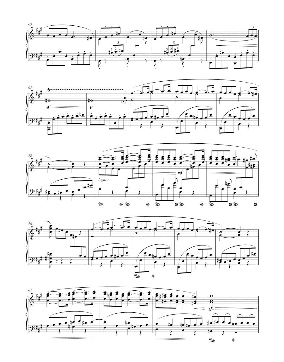 Pavane for Piano Op 50 by Fauré - Urtext Edition BA11832 — view 2