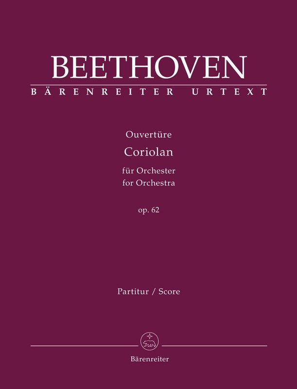 Beethoven - Coriolan Overture Full Score Score