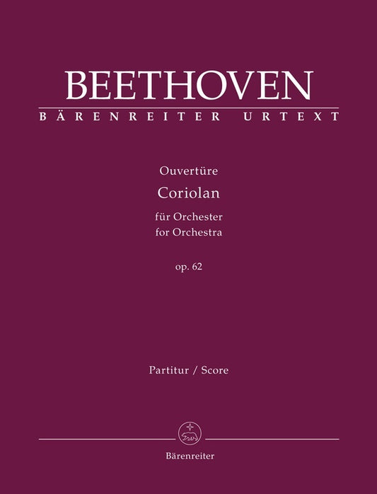 Beethoven - Coriolan Overture Full Score Score