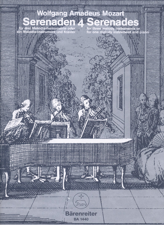Serenades For Three Melody Instruments Or For One Melody Instrument And Piano, Volume 4 In C Major K. 439B/4,5